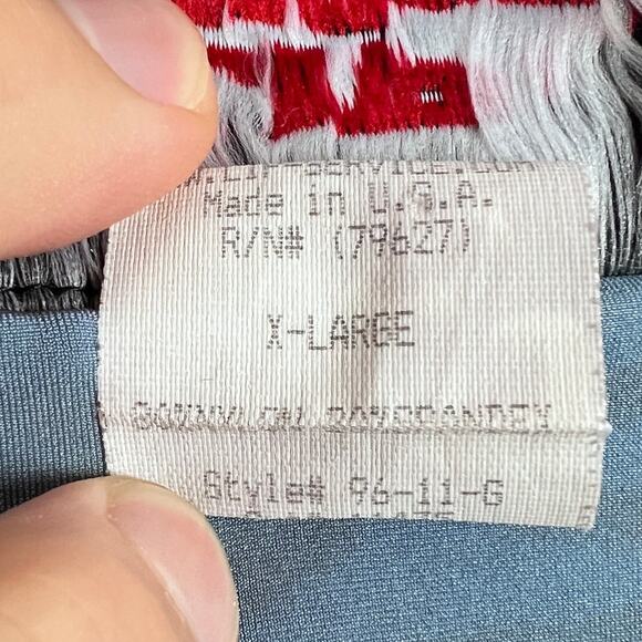 Lip Service Womens XL Vintage Y2K Goth Punk Rave Glam Tiger Stripe Muscle Tank - Picture 8 of 11